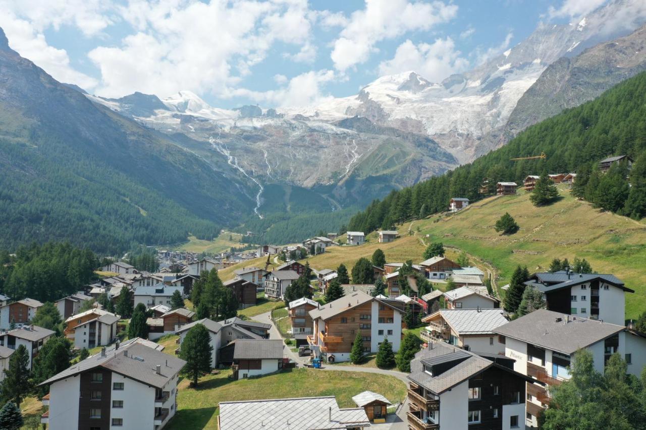 Ferienwohnung Classy Studio In Saas-Fee Alps Switzerland Exterior foto